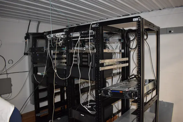 Working in a server room